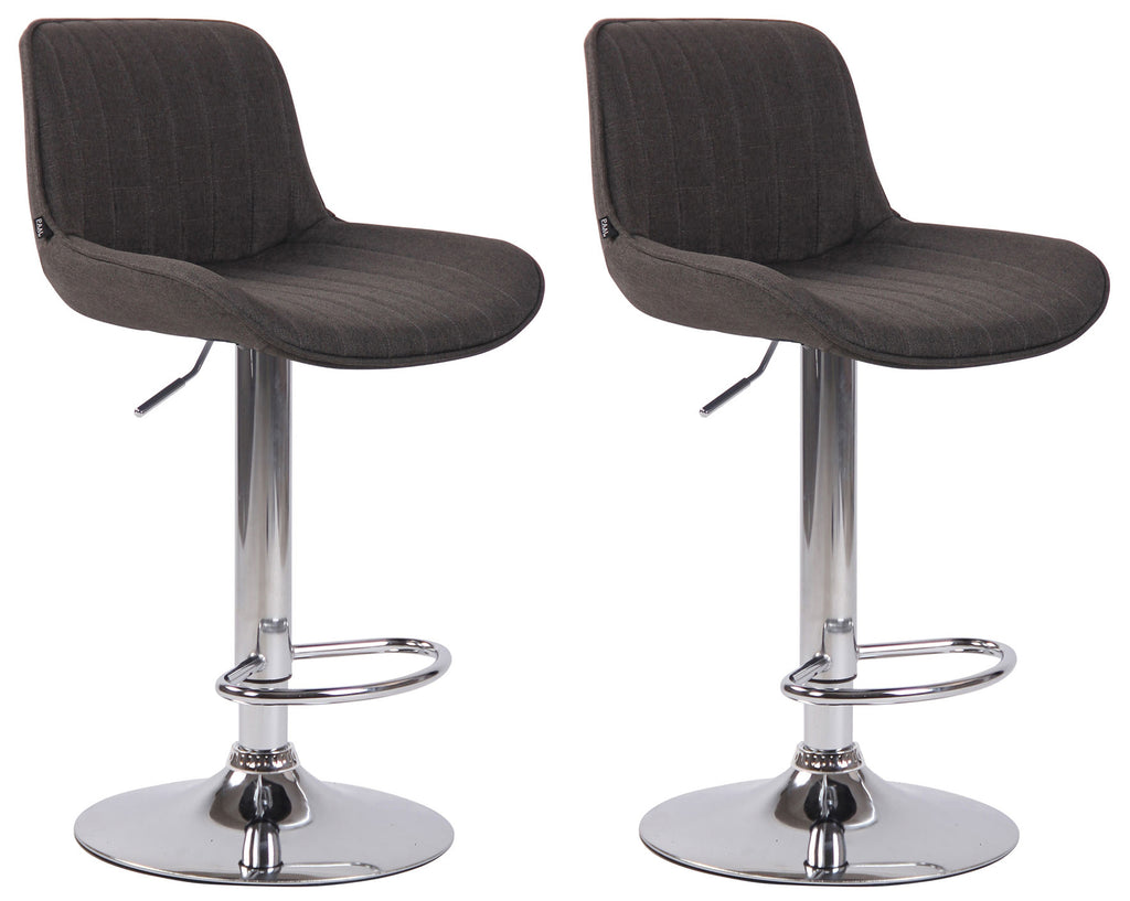 2er Set Barhocker Lentini Stoff