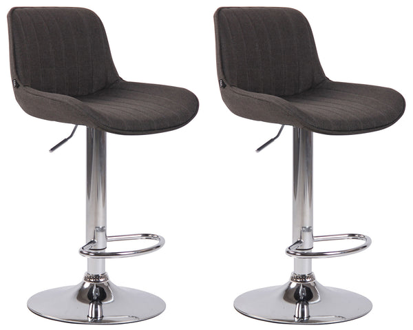 2er Set Barhocker Lentini Stoff