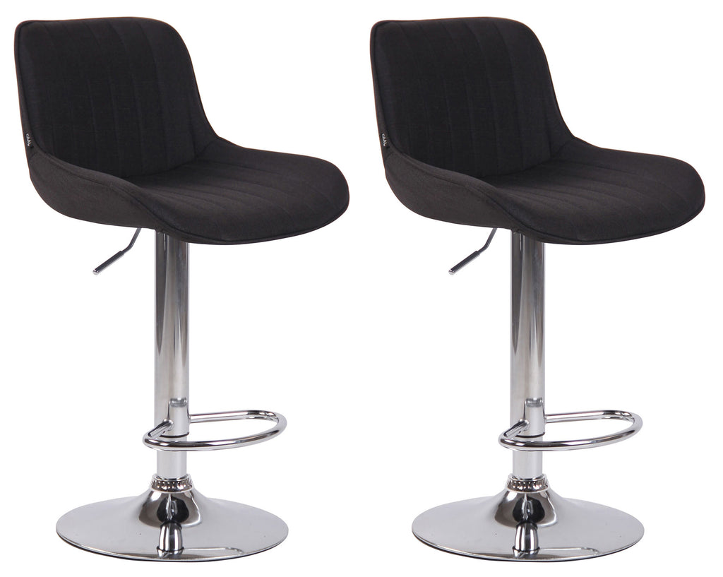 2er Set Barhocker Lentini Stoff