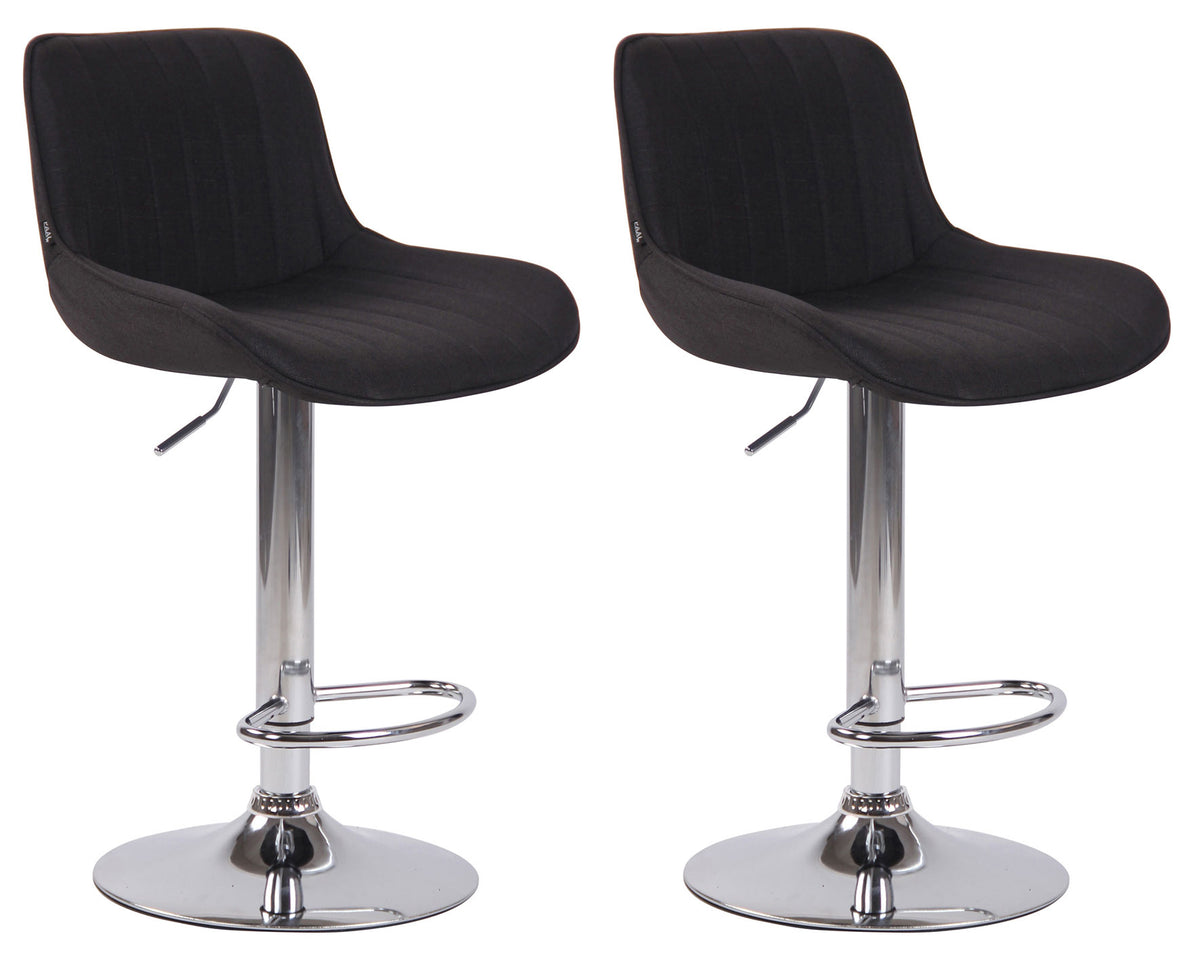 2er Set Barhocker Lentini Stoff