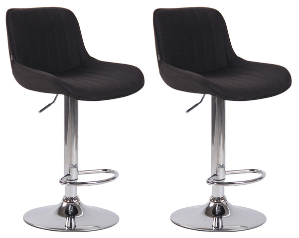 2er Set Barhocker Lentini Stoff