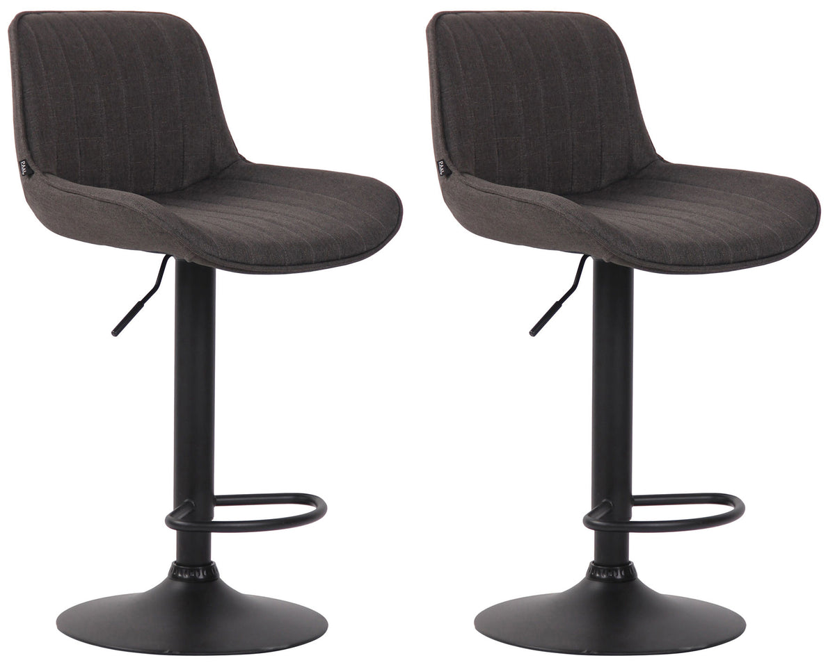 2er Set Barhocker Lentini Stoff