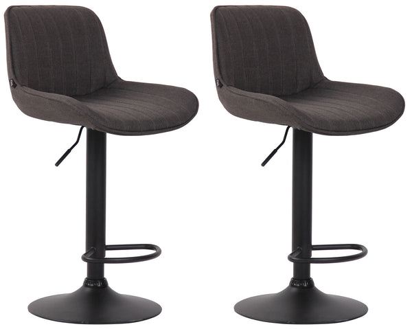 2er Set Barhocker Lentini Stoff
