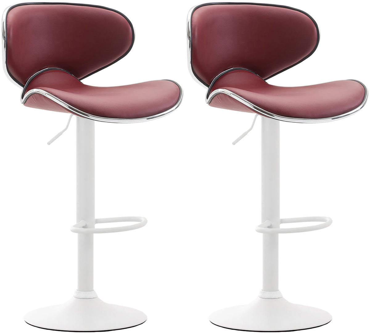 2er Set Barhocker Las Vegas Kunstleder