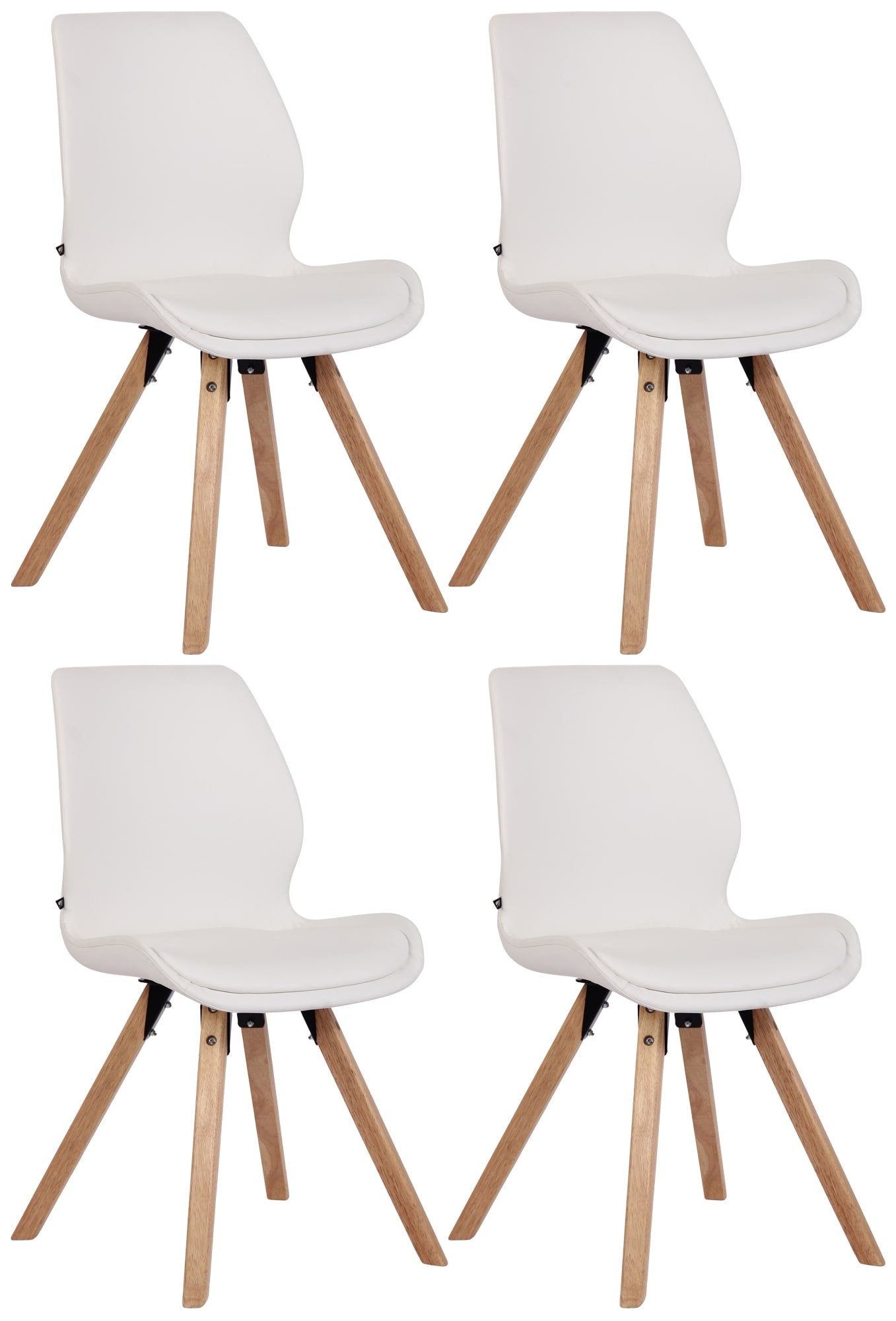 Set van 4 Luna stoelen