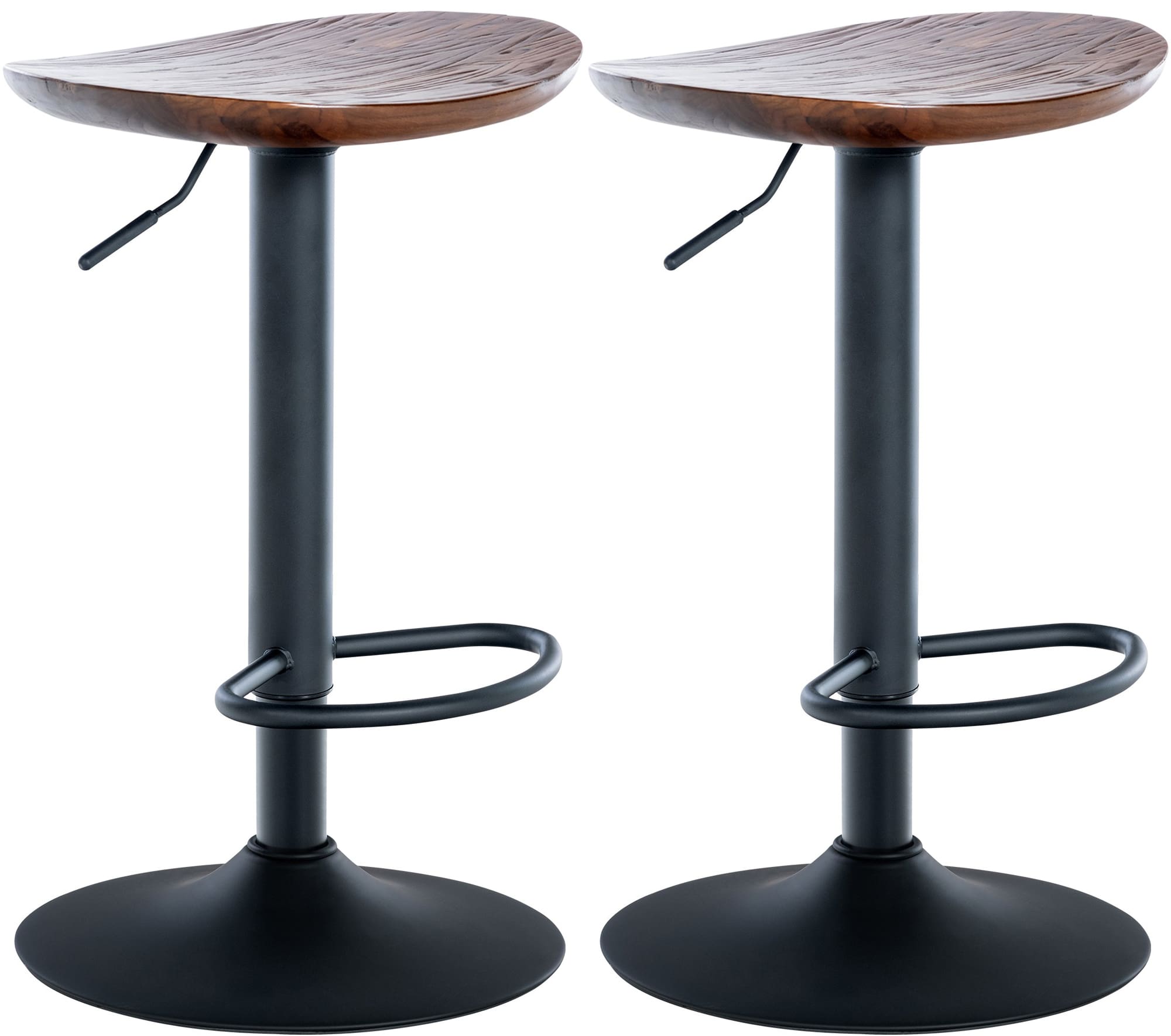 2er Set Barhocker Skelde Secundaire afbeelding
