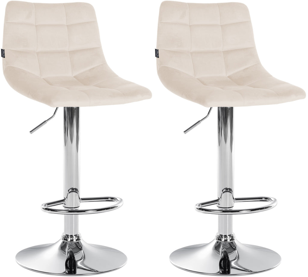 2er Set Barhocker Jerry Samt