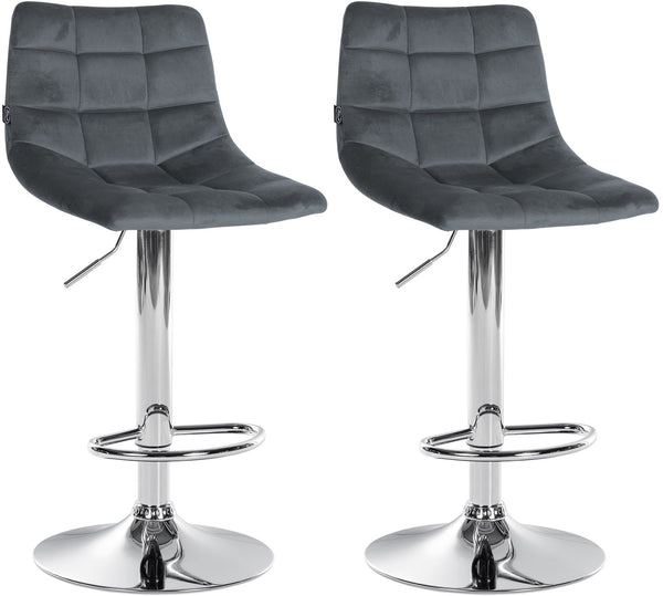 2er Set Barhocker Jerry Samt
