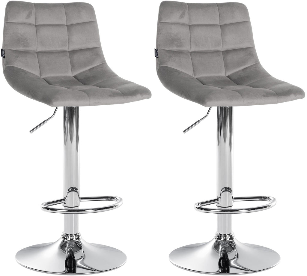 2er Set Barhocker Jerry Samt