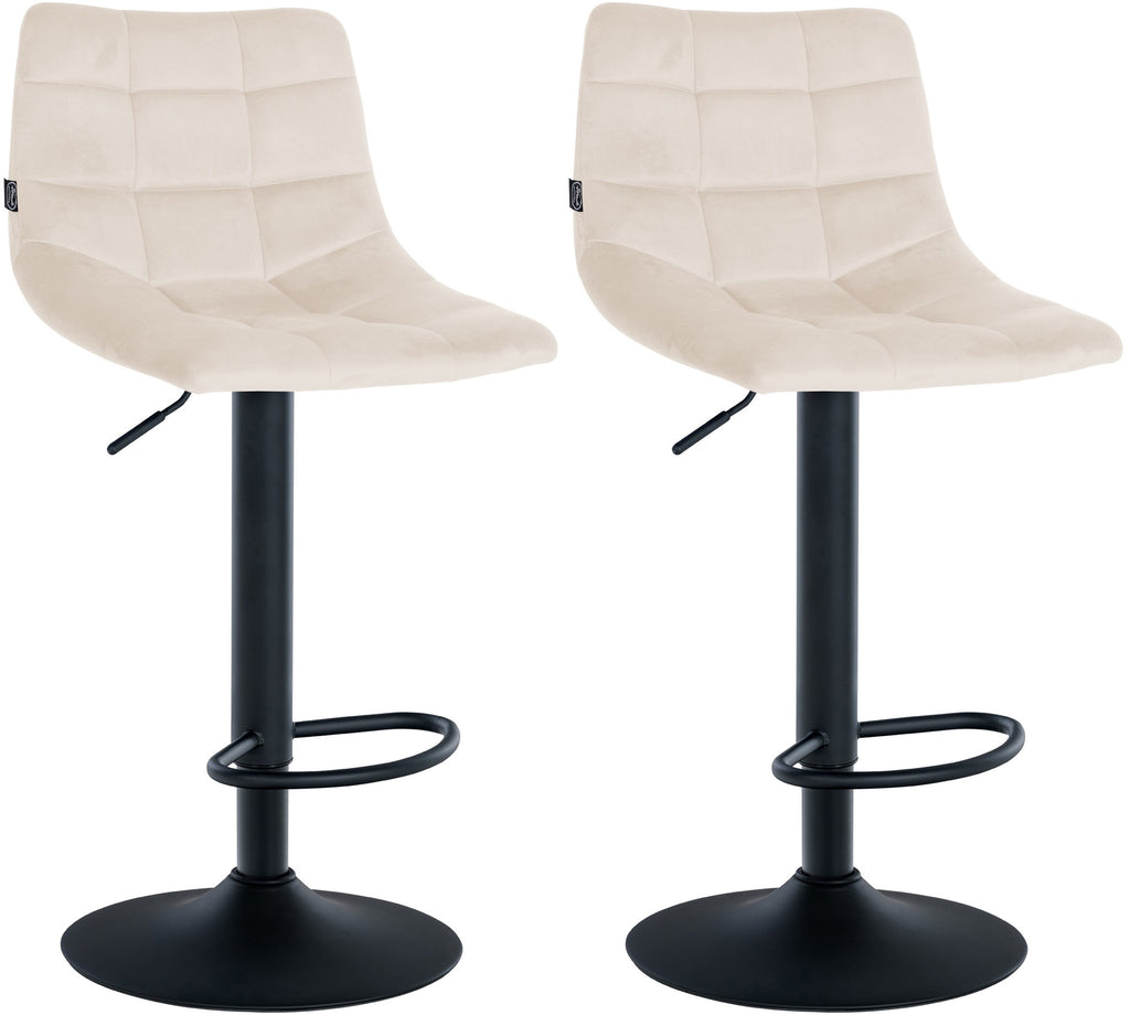 2er Set Barhocker Jerry Samt