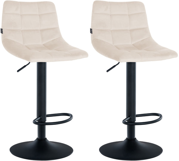 2er Set Barhocker Jerry Samt