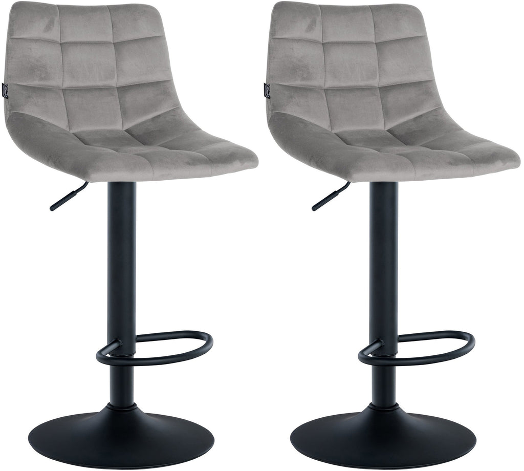 2er Set Barhocker Jerry Samt