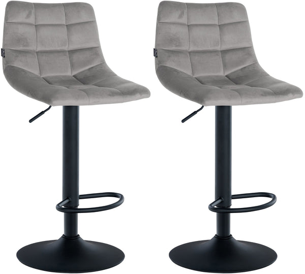 2er Set Barhocker Jerry Samt