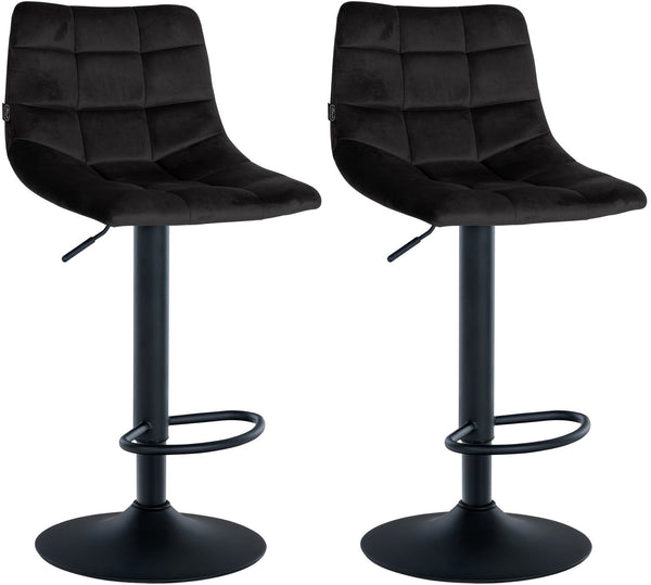 2er Set Barhocker Jerry Samt