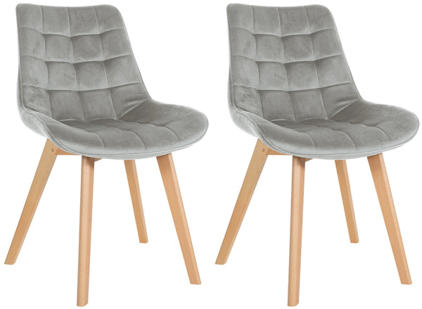2er Set Stühle Brook Samt