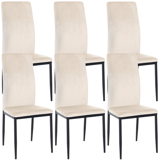 Set van 6 eetkamerstoelen Savino