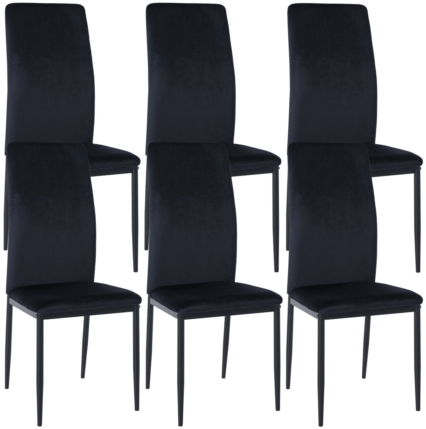 Set van 6 eetkamerstoelen Savino