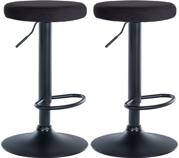 2er Set Barhocker Ponte Samt