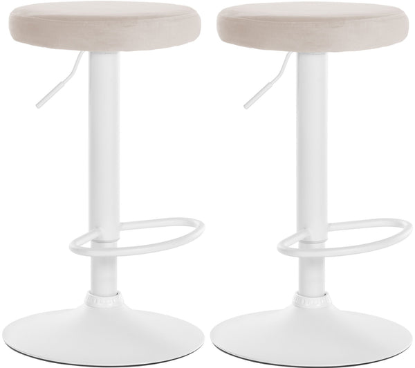 2er Set Barhocker Ponte Samt