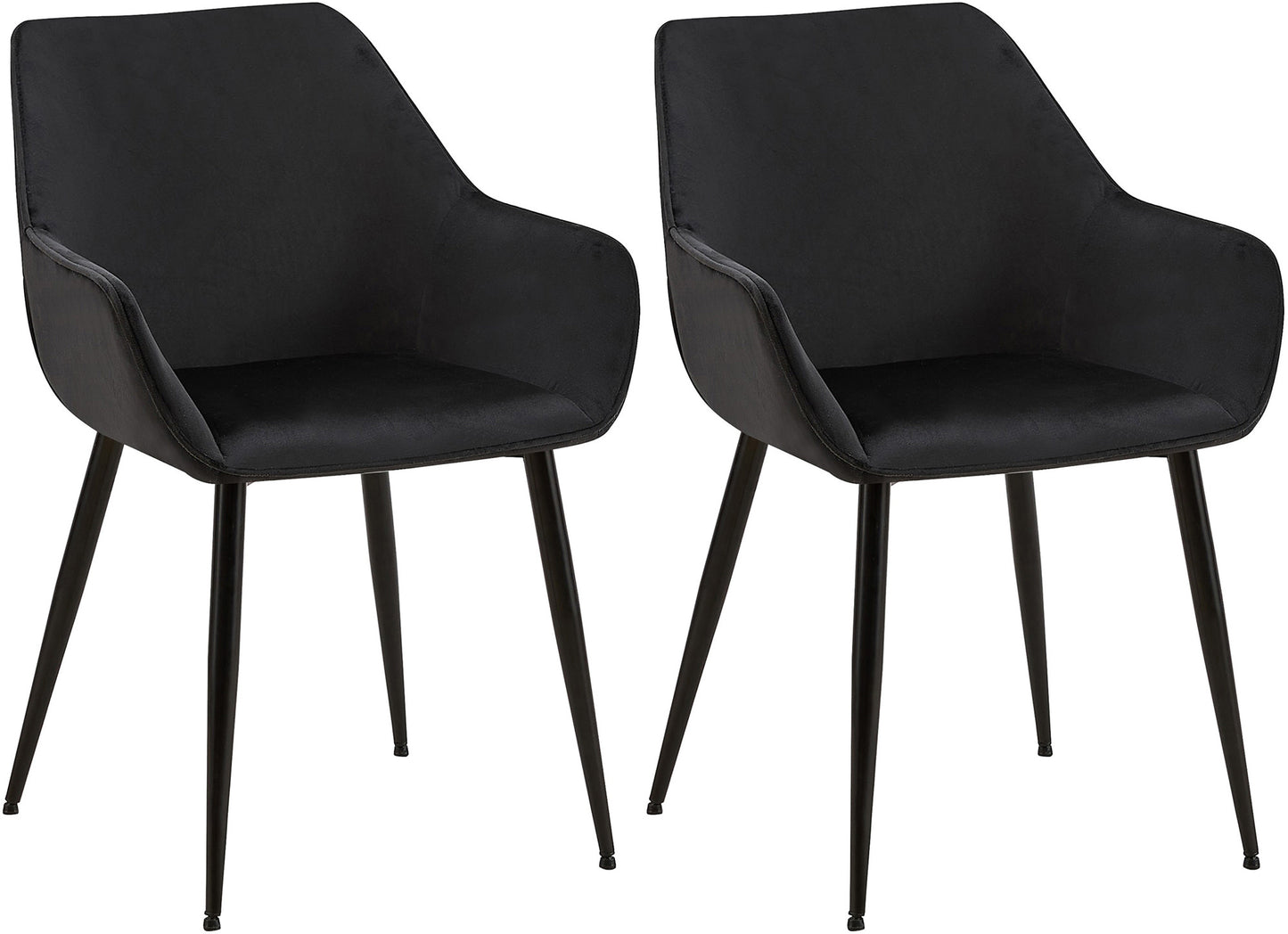 Set van 2 Vessa eetkamerstoelen