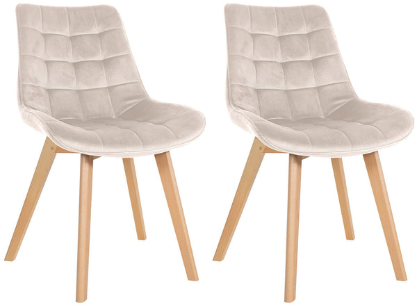 2er Set Stühle Brook Samt