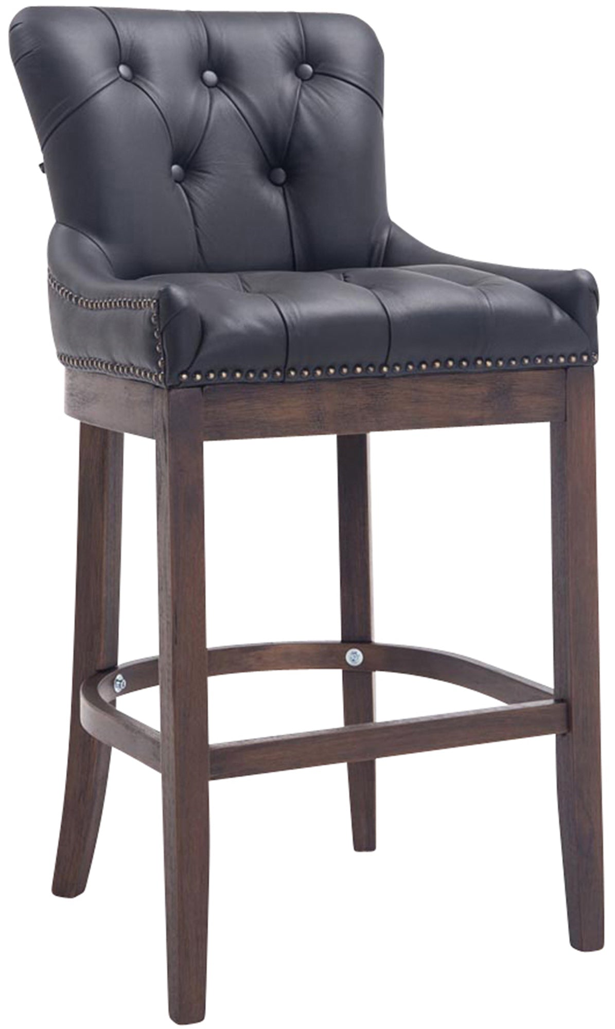 Barhocker Lakewood Echtleder, Antik-dunkel Hoofdafbeelding