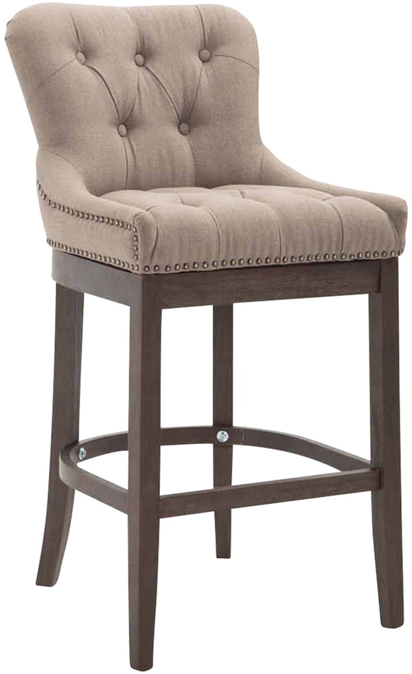 Barhocker Lakewood Stoff, Antik-dunkel