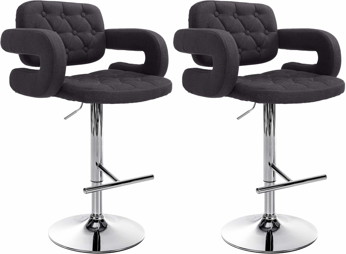 2er Set Barhocker Dublin Stoff Hauptbild