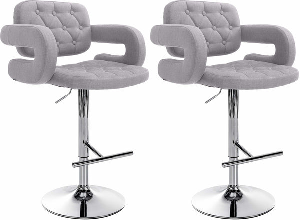 2er Set Barhocker Dublin Stoff