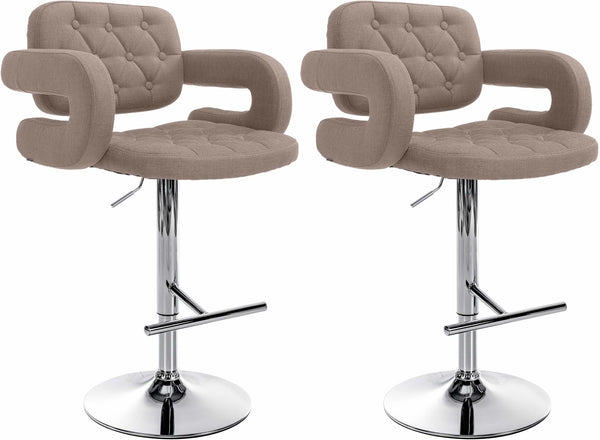 2er Set Barhocker Dublin Stoff