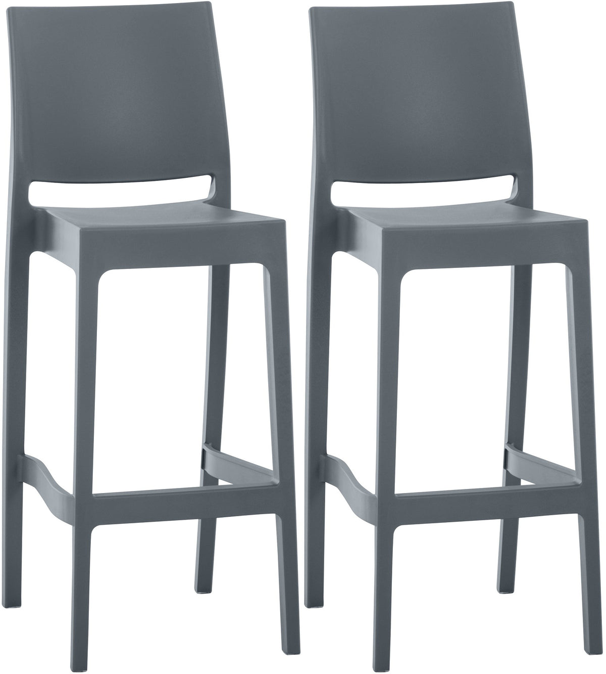 2er Set Barhocker Maya Kunststoff Hauptbild
