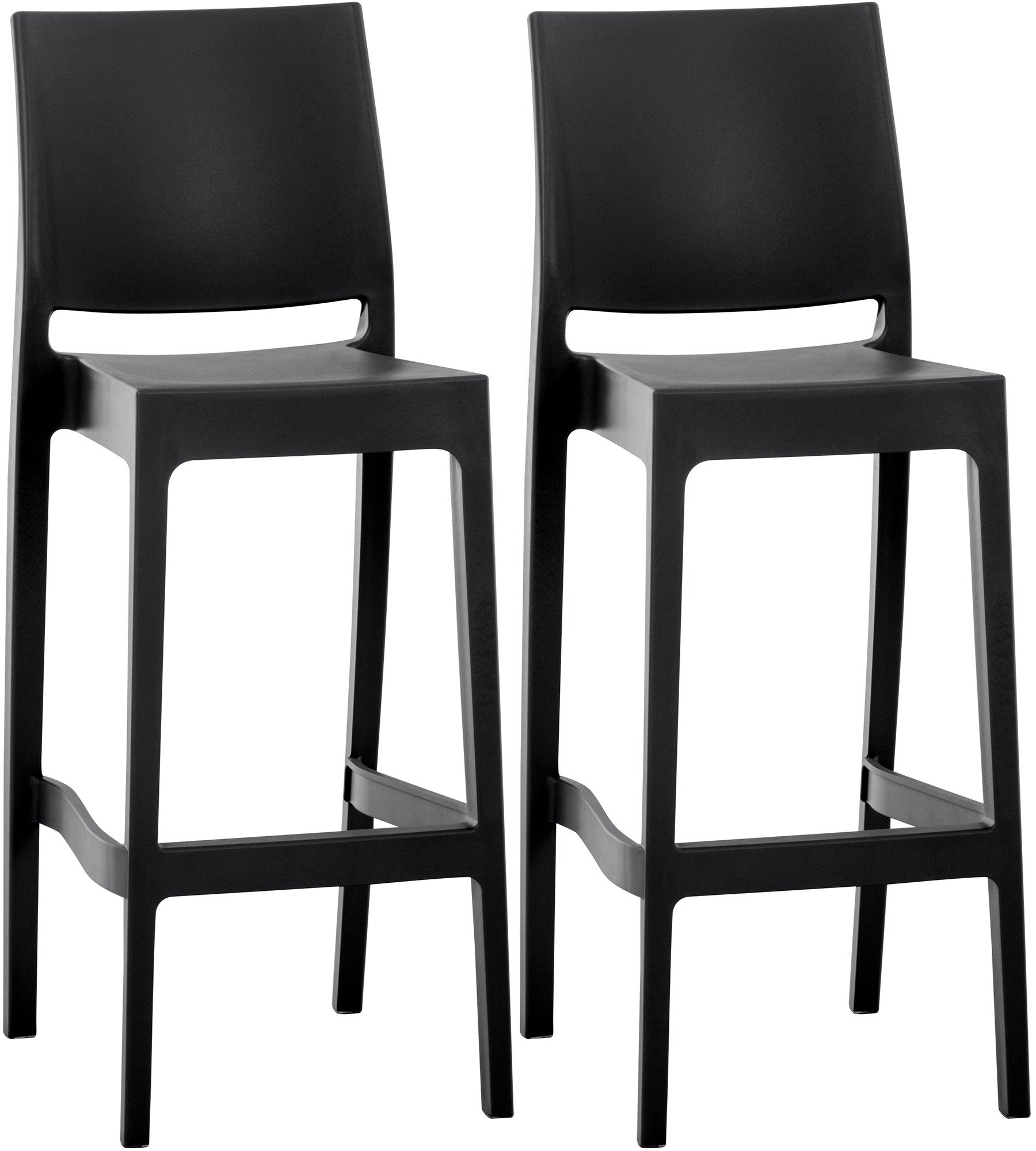 2er Set Barhocker Maya Kunststoff Zweitbild