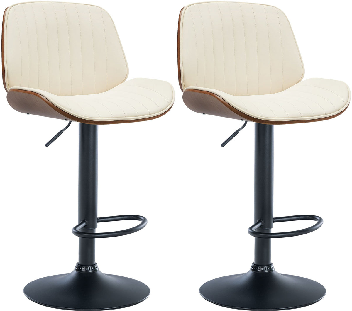 2er Set Barhocker Nova Kunstleder Hauptbild