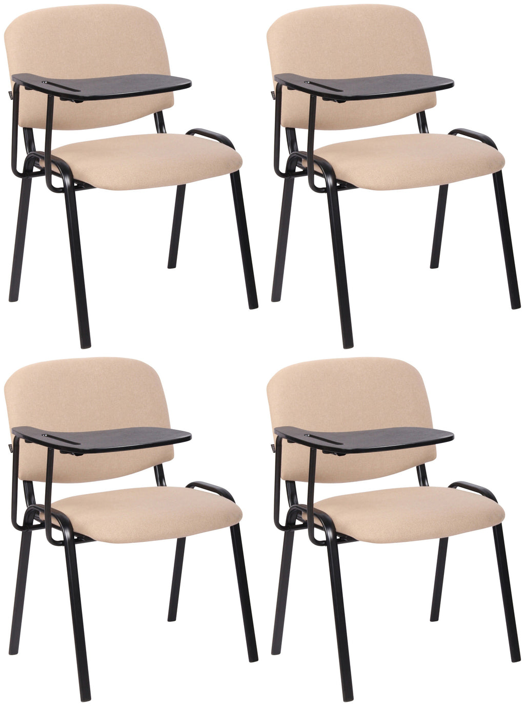 4er Set Stuhl Ken mit Klapptisch Stoff