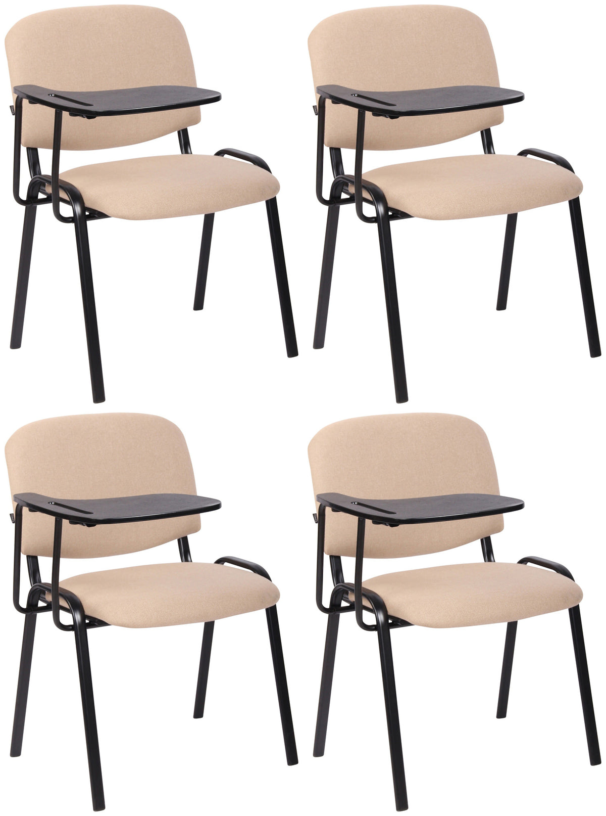 4er Set Stuhl Ken mit Klapptisch Stoff