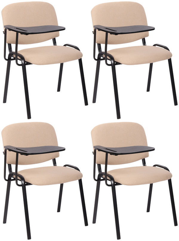 4er Set Stuhl Ken mit Klapptisch Stoff