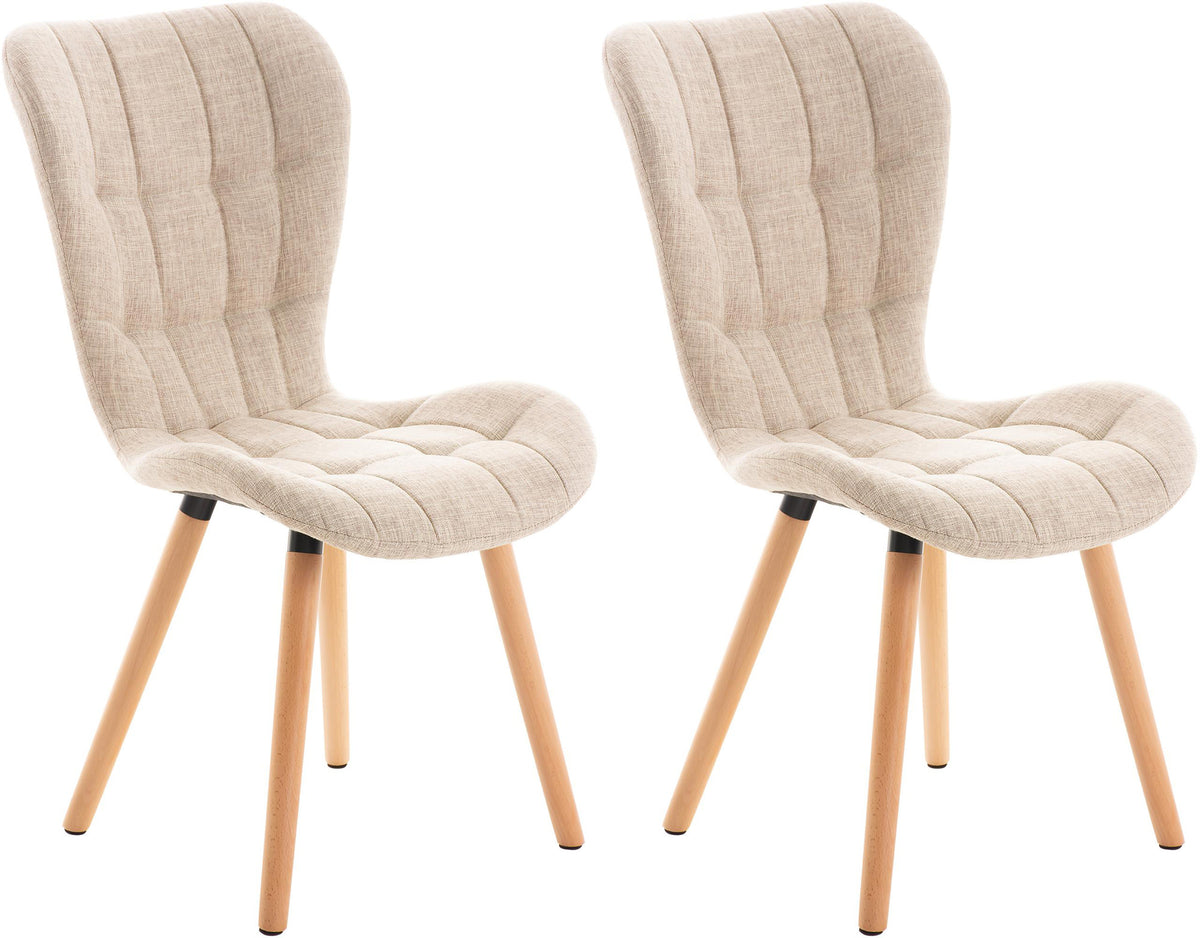 2er Set Esszimmerstuhl Elda Hoofdafbeelding
