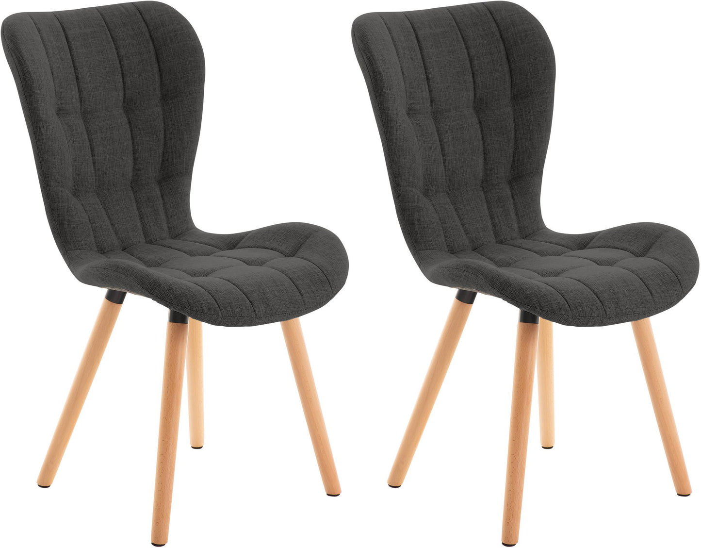 Set van 2 eetkamerstoelen Elda