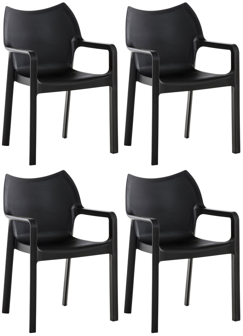 4er Set Stuhl Diva
