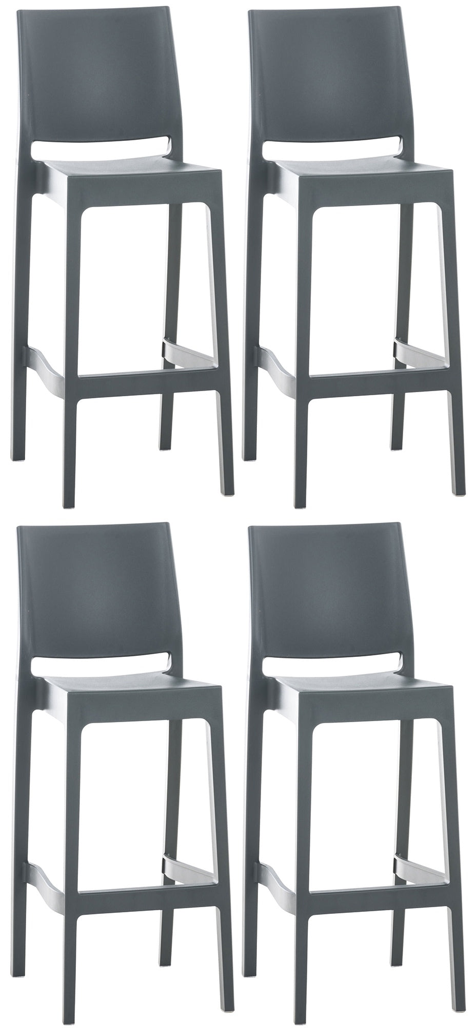 4er Set Barhocker Maya Kunststoff Hauptbild
