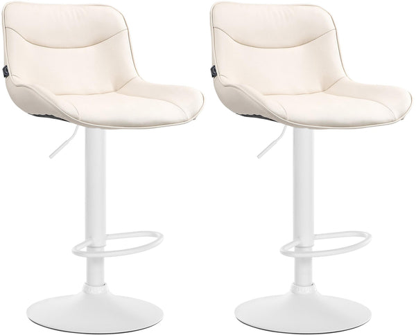 2er Set Barhocker Vonore Kunstleder