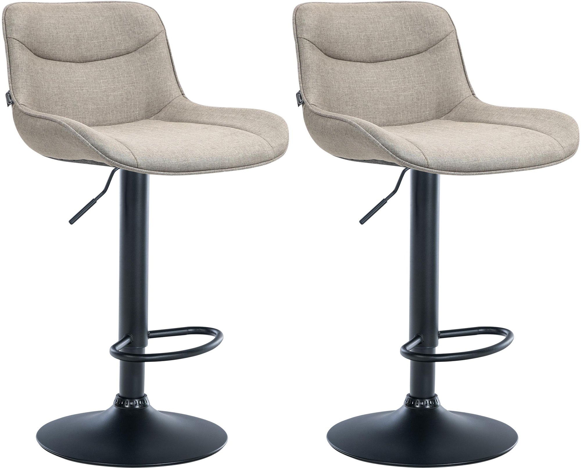 2er Set Barhocker Vonore Stoff Zweitbild