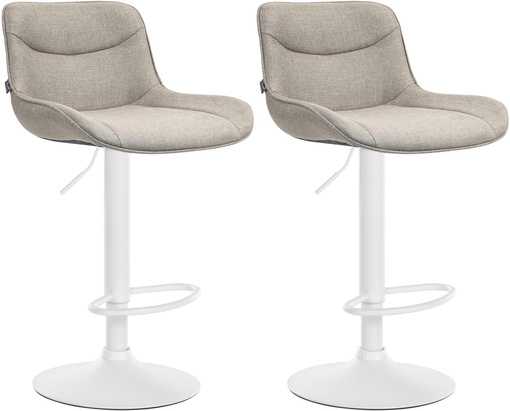 2er Set Barhocker Vonore Stoff
