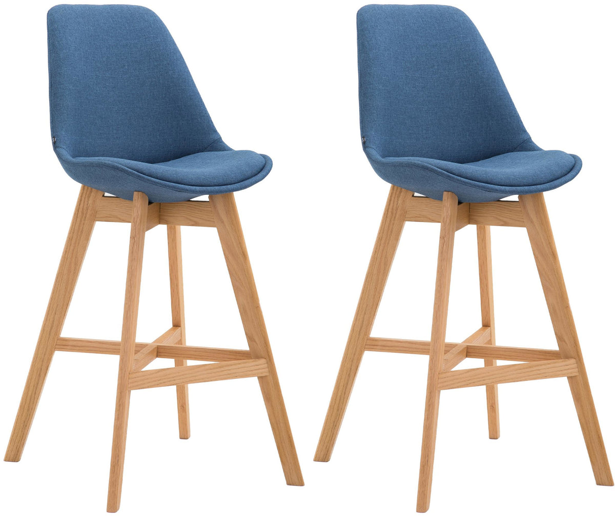 2er Set Barhocker Cannes Stoff Hauptbild