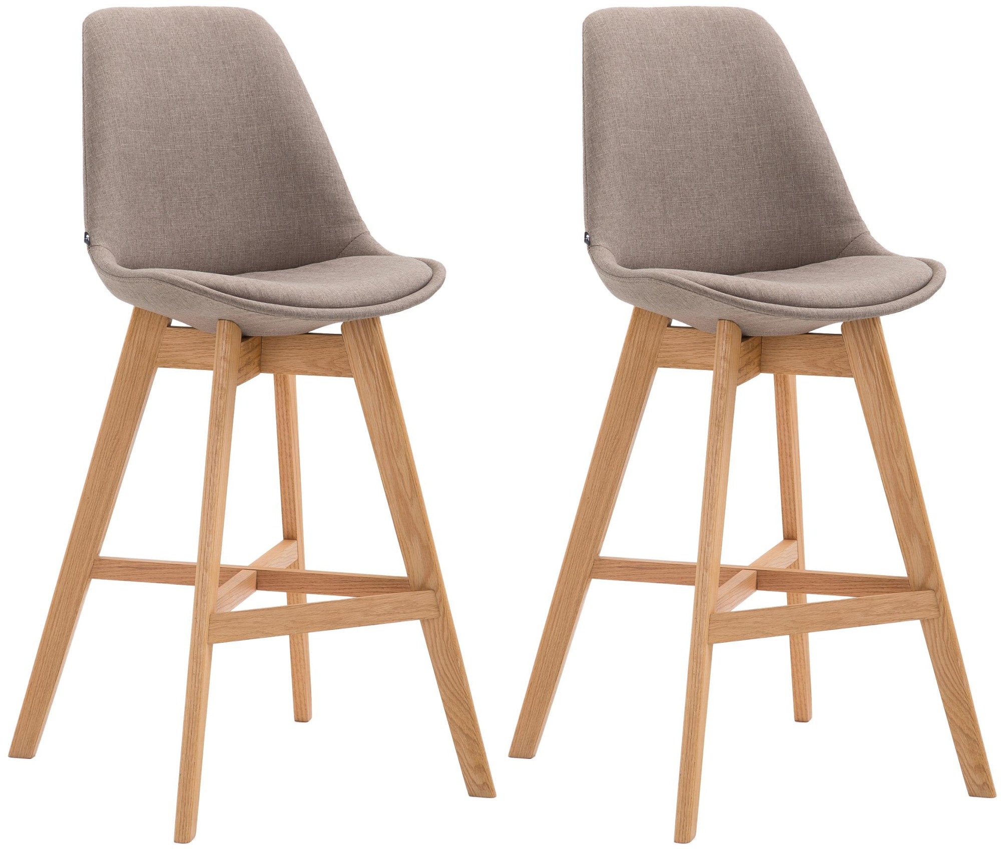 2er Set Barhocker Cannes Stoff Zweitbild