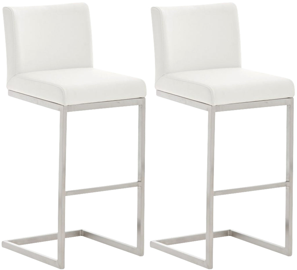 2er Set Barhocker Paros Kunstlederbezug