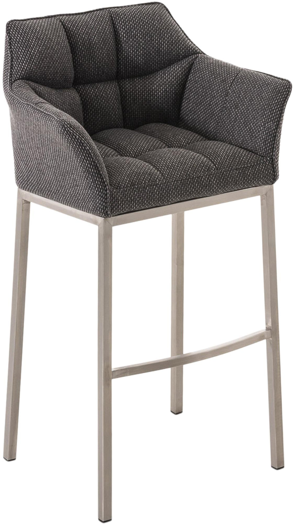 Barhocker Damaso Stoff mit Vierfußgestell