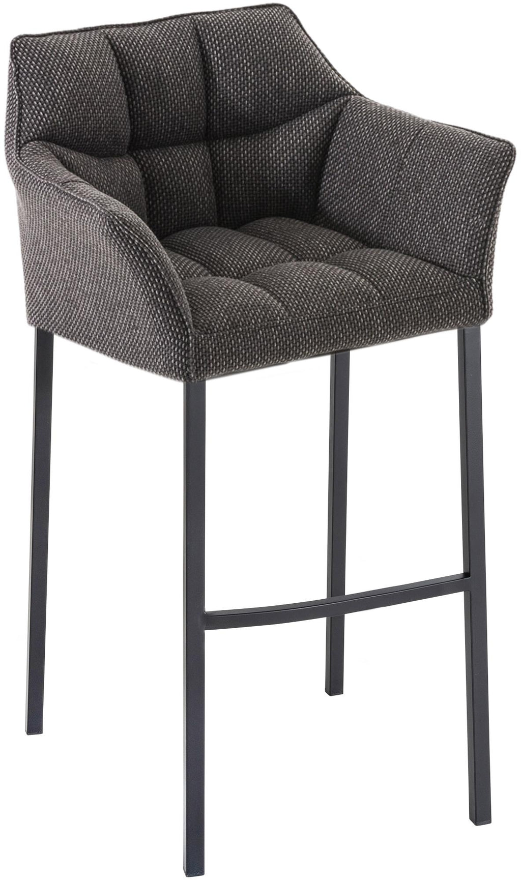 Barhocker Damaso Stoff mit Vierfußgestell