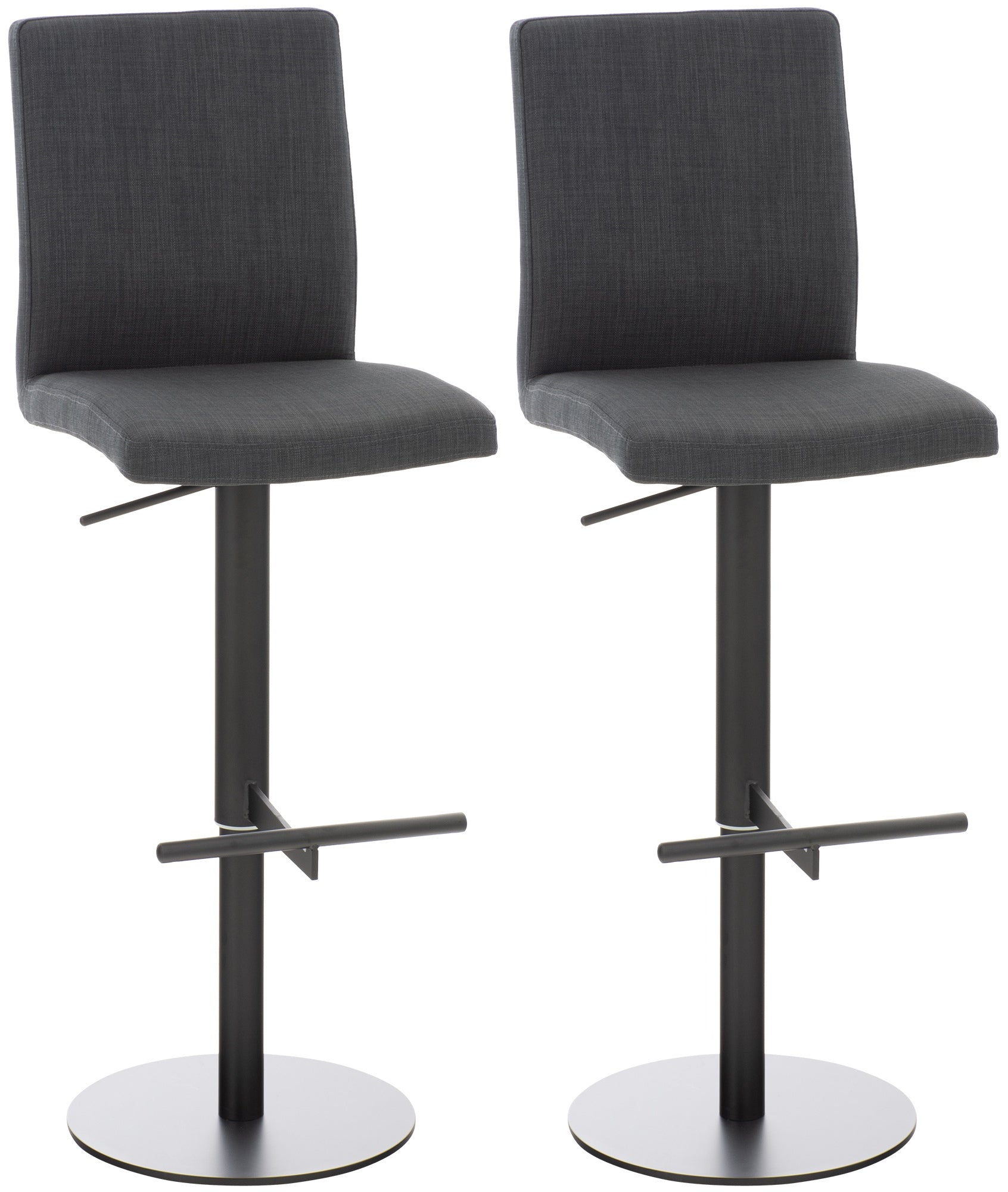 2er Set Barhocker Cadiz Stoffbezug Zweitbild