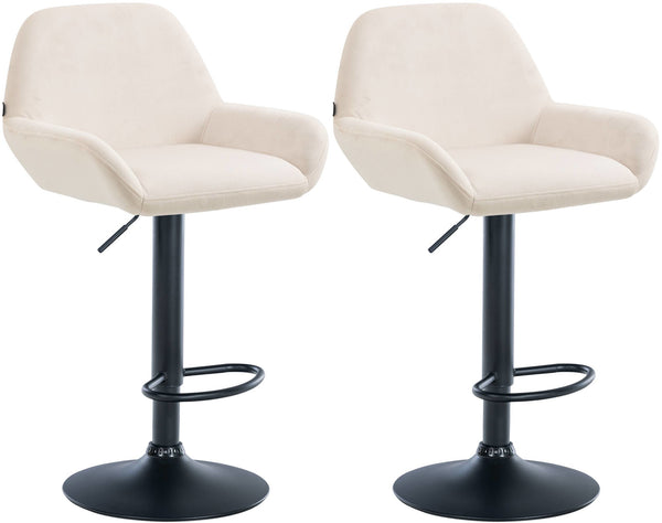 2er Set Barhocker Braga Samt